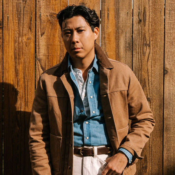 Brian Chan posing for Gift Guide