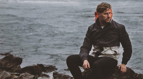 Scott Bakken wearing The Navigator Jacket in Iceland