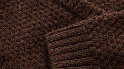 Close up of The Sidecountry Merino Wool Sweater