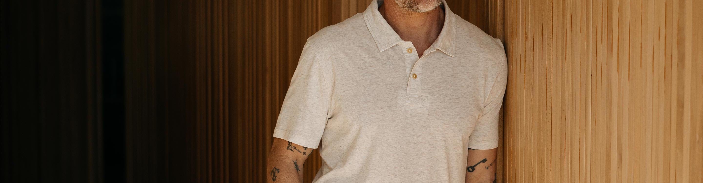 Hemp polo shirts top