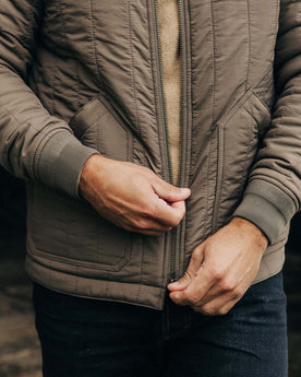 The Able Jacket in Morel Quilted Nylon: Alternate Image 3, Outerwear by Taylor Stitch
