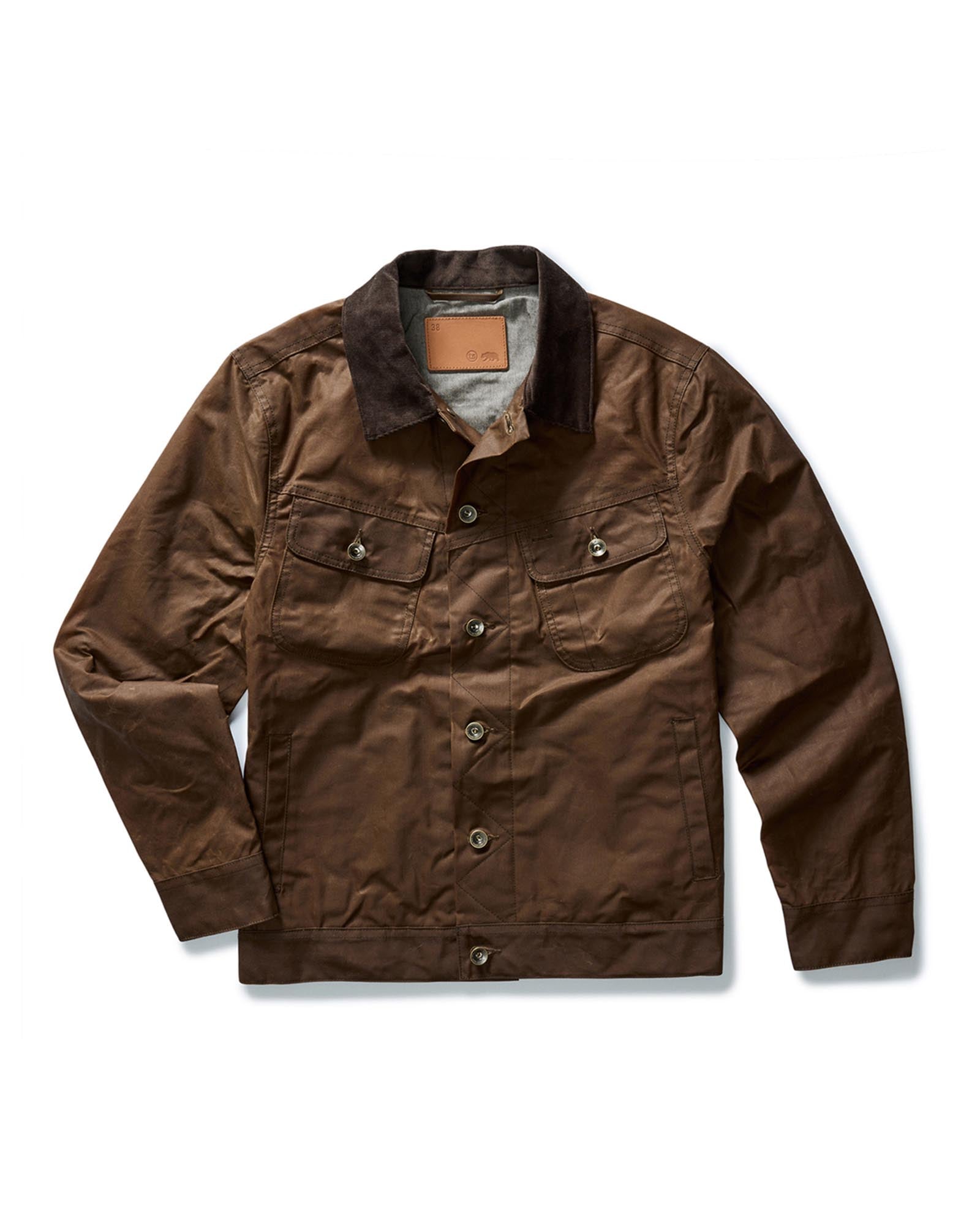 The Long Haul Jacket in Dark Khaki Waxed Canvas | Taylor Stitch