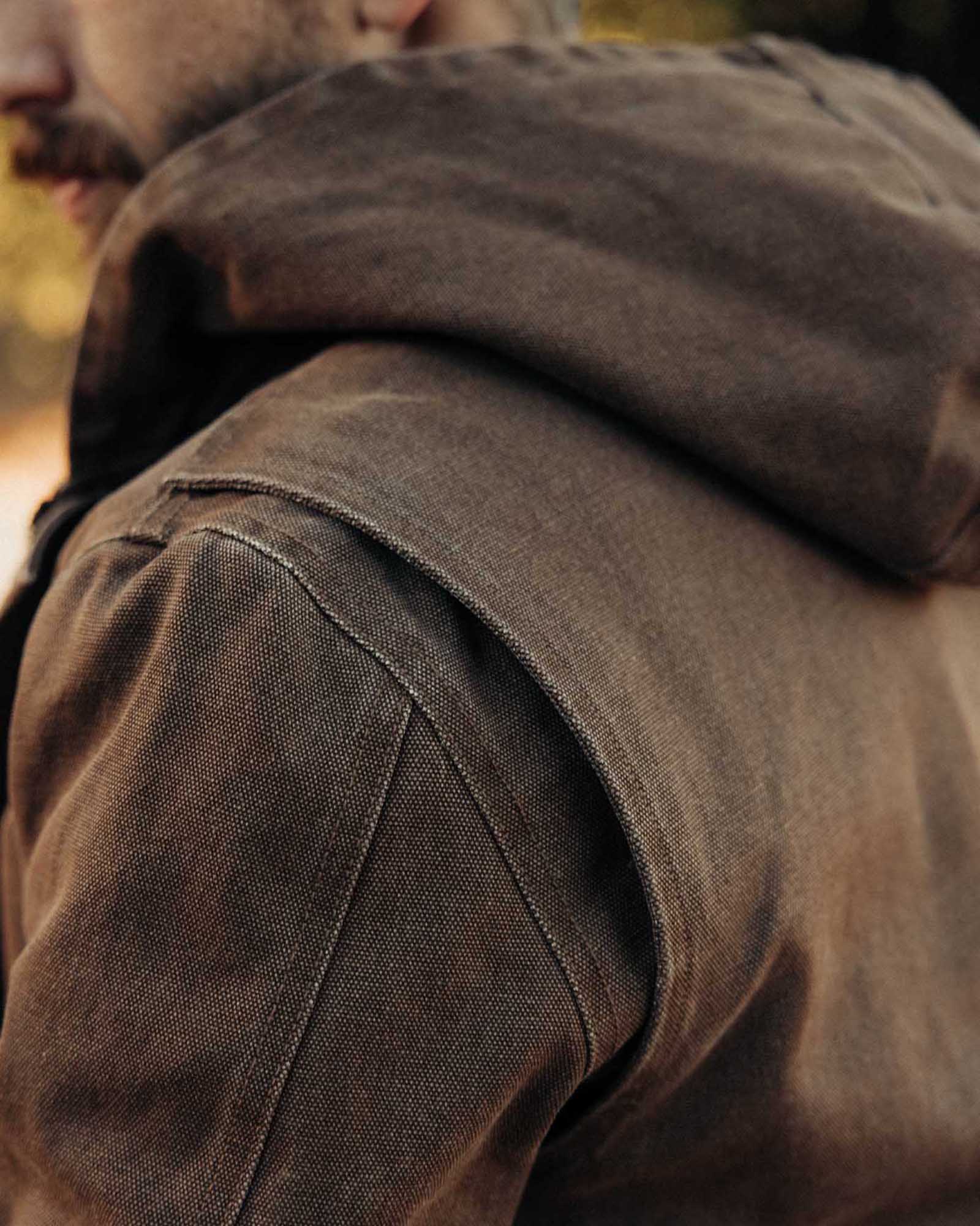 The Workhorse Hoodie in Aged Penny Chipped Canvas | Taylor