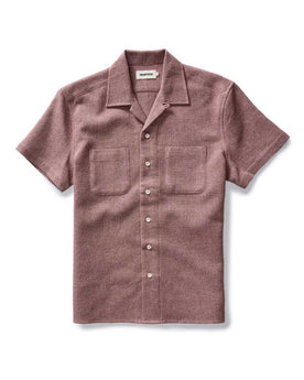 flatlay of The Conrad Shirt in Port Twist, Wovens by Taylor Stitch