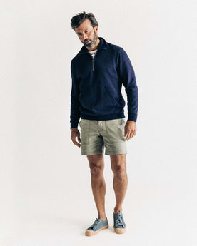 The Surplus Short in Field Olive Reverse Sateen: Alternate Image 2, Bottoms by Taylor Stitch