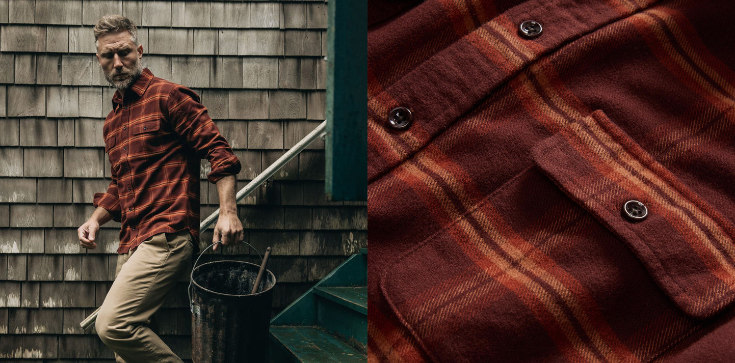 The Yosemite in Burnt Toffee Plaid