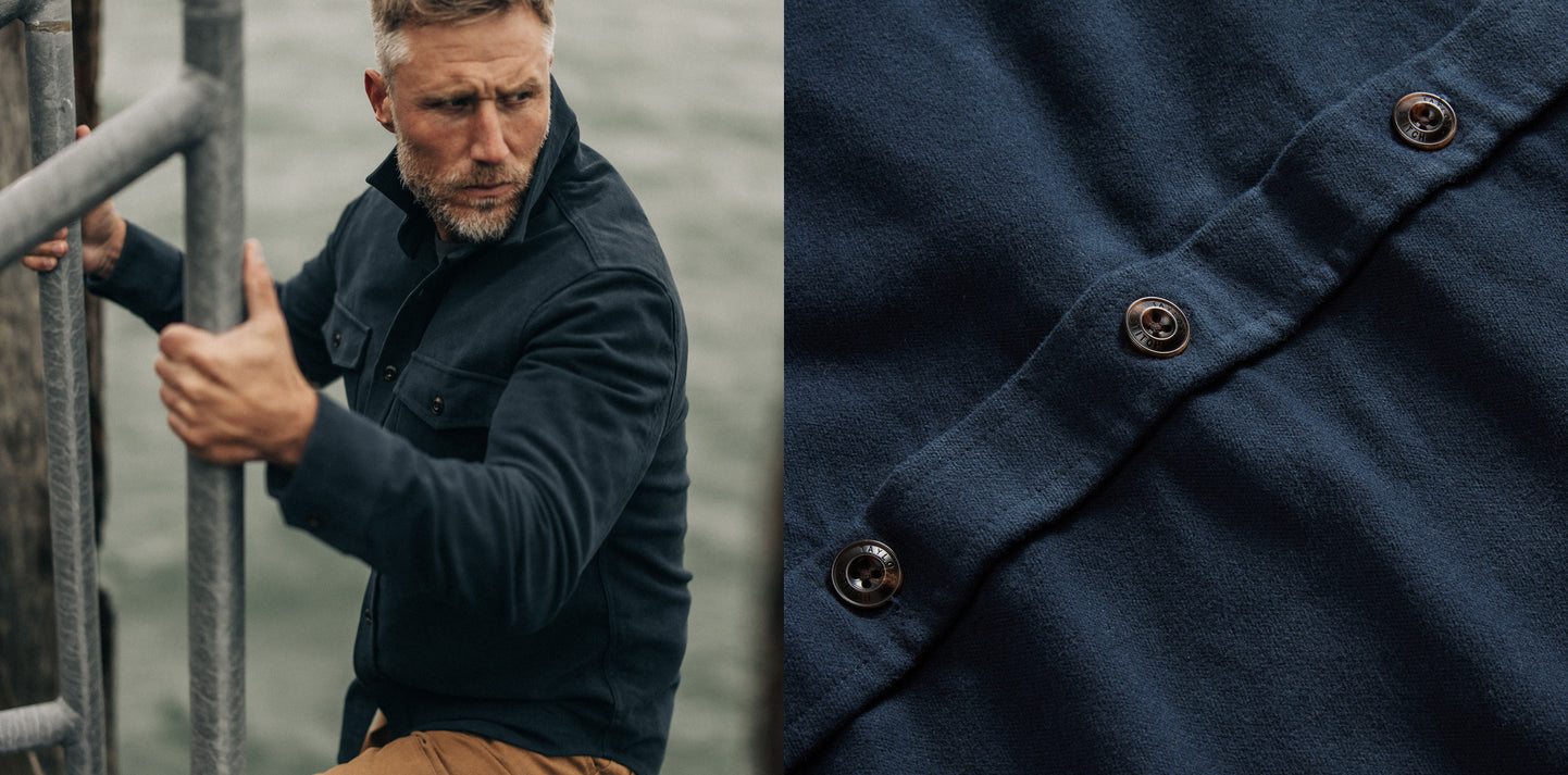 The Maritime Shirt Jacket in Moleskin