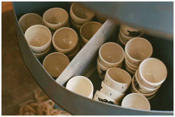 editorial image of ceramics in the kiln