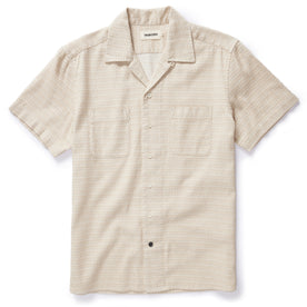The Conrad Shirt in Sand Jacquard - featured image