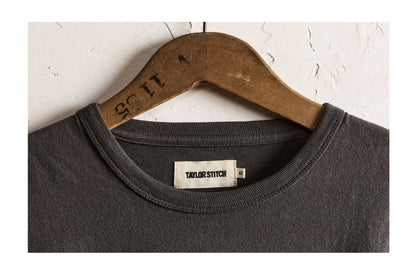 The Organic Cotton T-Shirt on a hanger