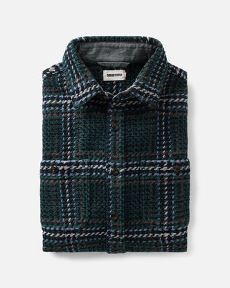 folded flatlay of The Cutter Overshirt in Canal Check