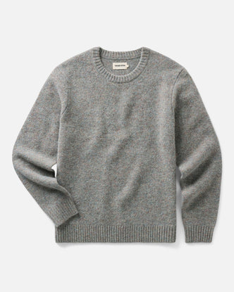 flatlay of The Eastmoor Sweater in Glen Wool