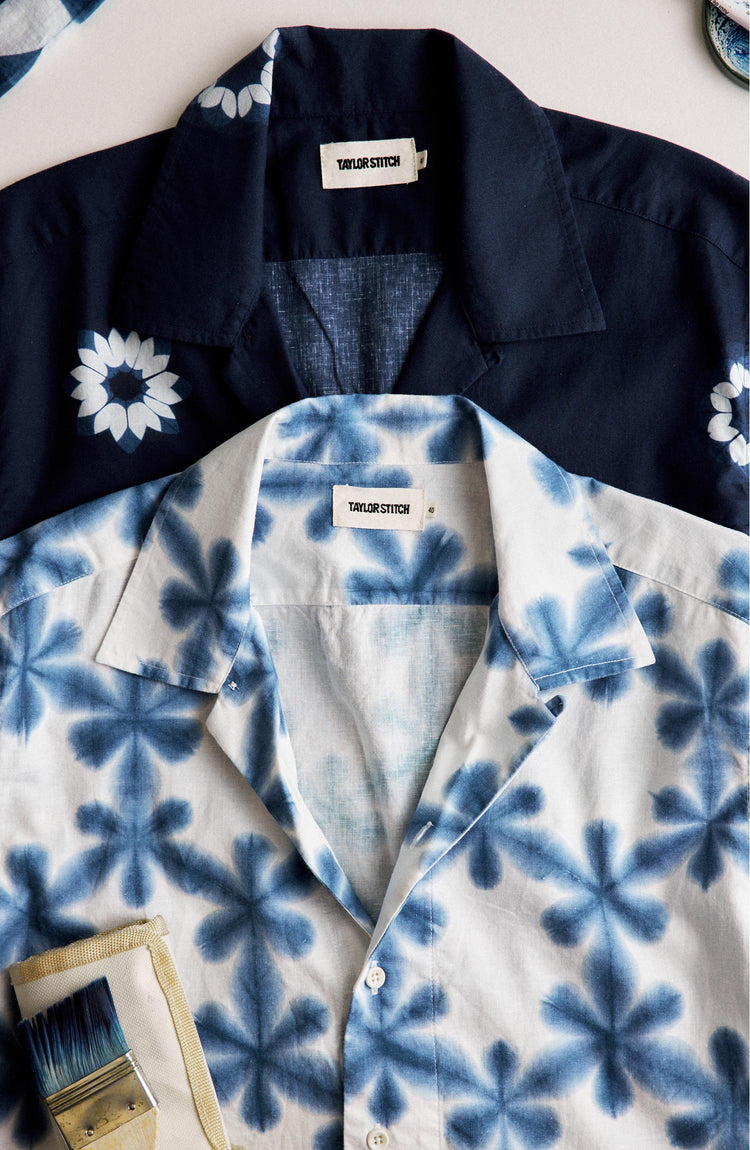 editorial flatlay of Dailola Davis Shirts