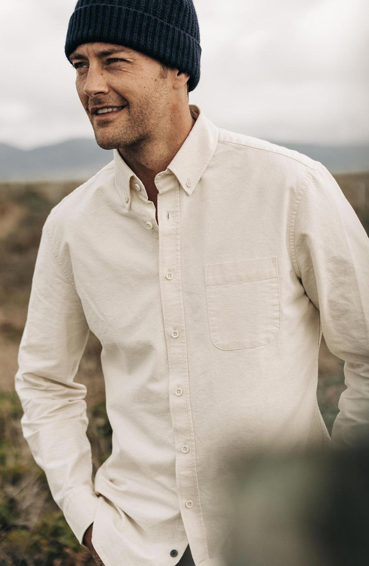 Editorial Panel: The Jack in Sand Oxford, Wovens by Taylor Stitch