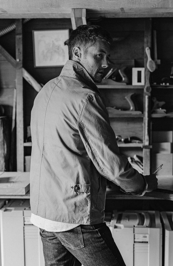 Editorial Panel: The Lined Longshore Jacket in Harvest Tan Waxed Canvas, Outerwear by Taylor Stitch