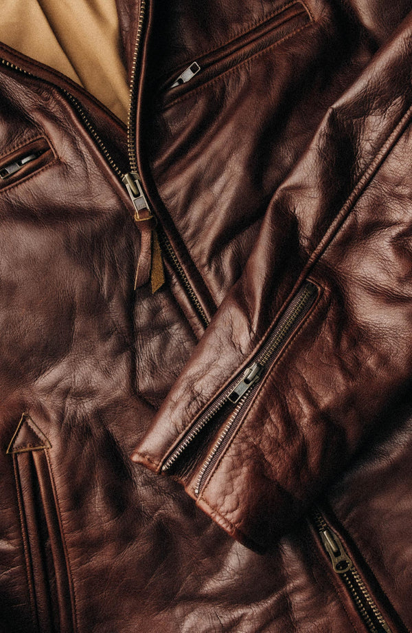Editorial Panel: The Moto Jacket in Espresso Steerhide, Outerwear by Taylor Stitch