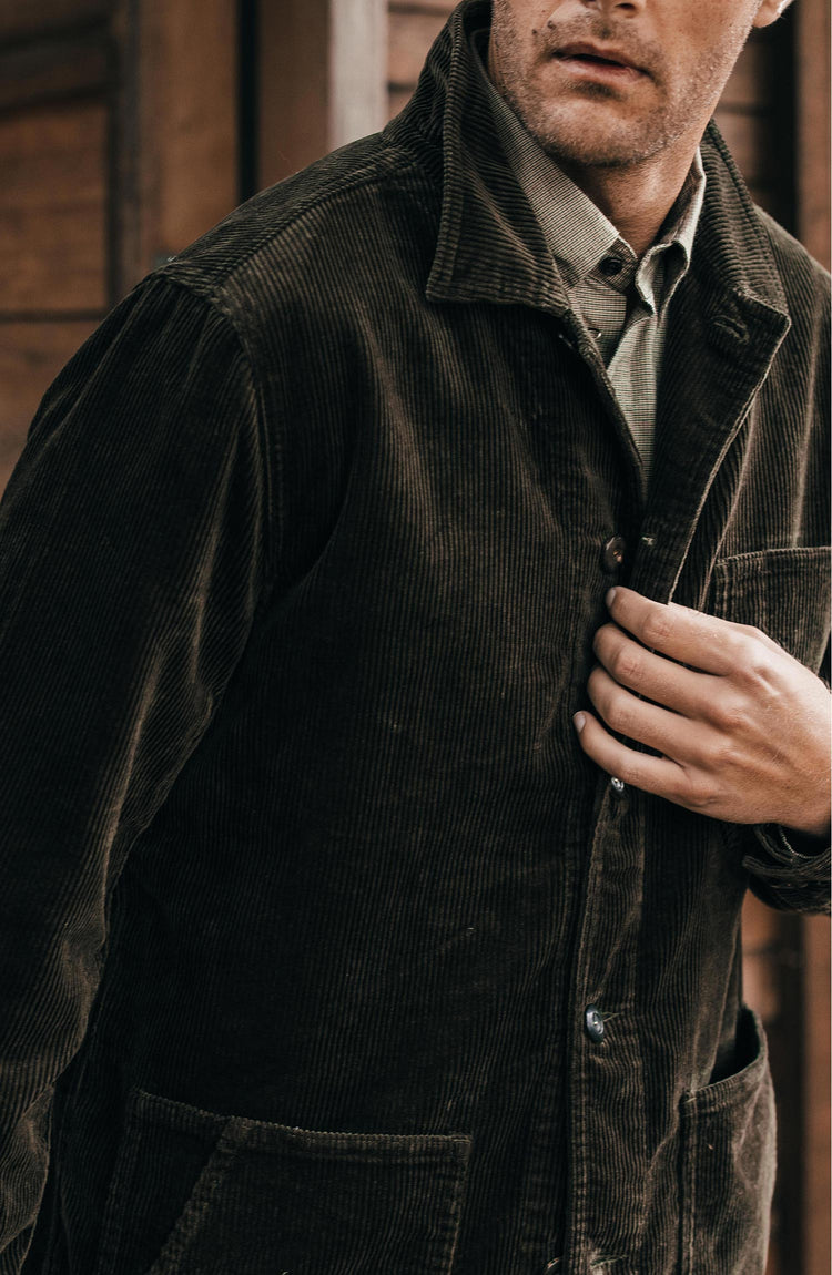 Editorial Panel: The Ojai Jacket in Army Cord, Outerwear by Taylor Stitch