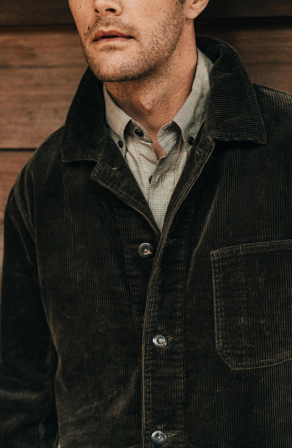 Editorial Panel: The Ojai Jacket in Army Cord, Outerwear by Taylor Stitch