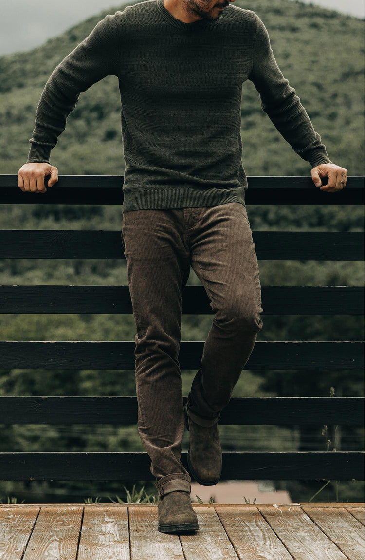 Editorial Panel: The Slim All Day Pant in Walnut Cord, Bottoms by Taylor Stitch