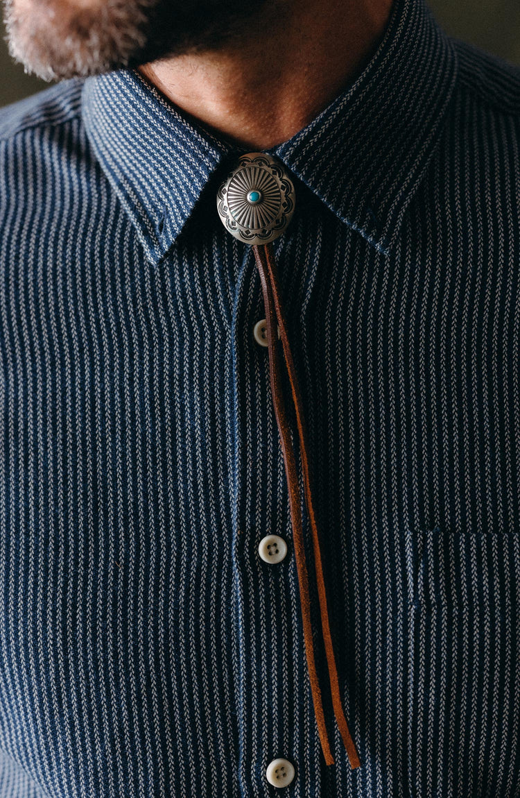 Editorial Panel: The Jack in Roped Indigo, Wovens by Taylor Stitch