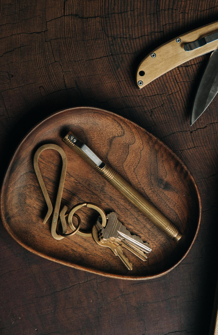Editorial Panel: The Pen in Brass, Accessories by Taylor Stitch