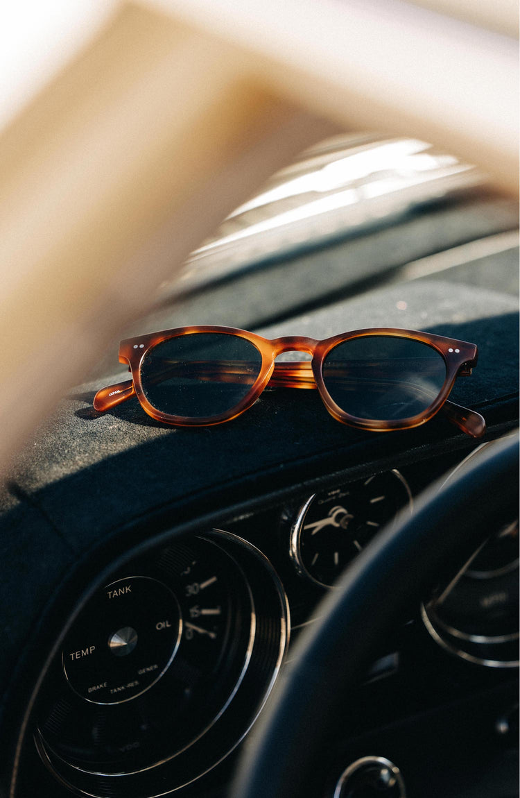 editorial image of The Legend in Demi Amber in a car
