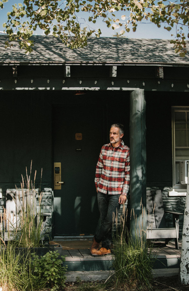 Editorial Panel: The Crater Shirt in Engine Plaid, Wovens by Taylor Stitch