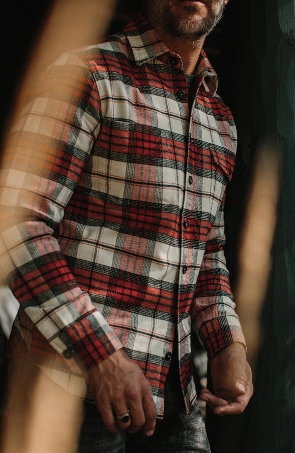 Editorial Panel: The Crater Shirt in Engine Plaid, Wovens by Taylor Stitch