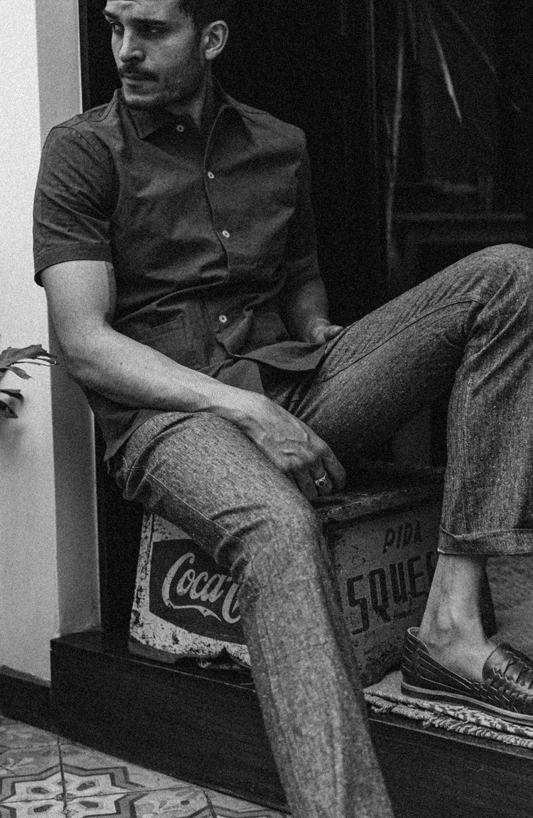 our guy hanging out in Mexico with the easy pant on