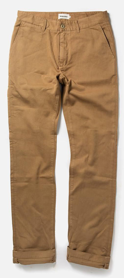 Flatlay photo of The Democratic Foundation Pant in Organic British Khaki