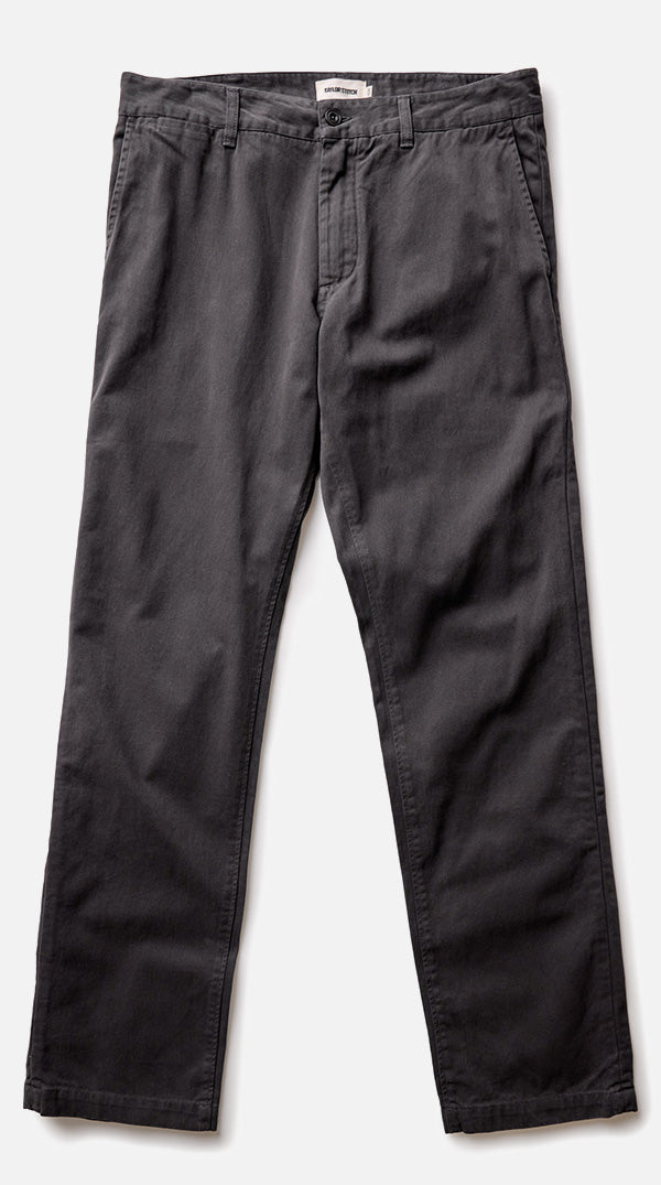 Flatlay photo of The Democratic Foundation Pant in Organic Faded Black