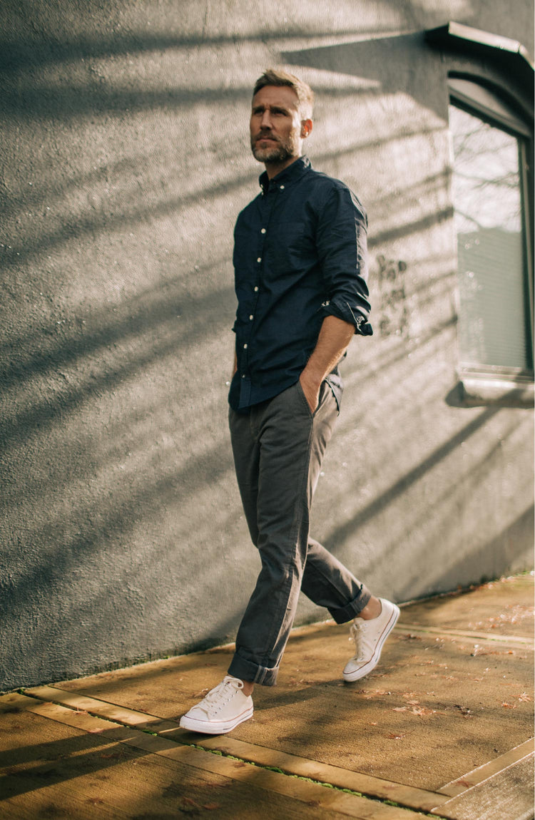 Editorial Panel: The Jack in Midnight Oxford, Wovens by Taylor Stitch