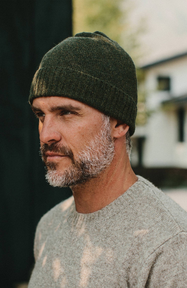 our guy in the mountains wearing the lodge—out in montana