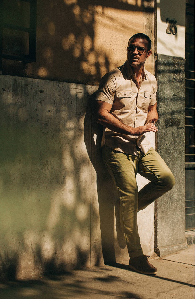 our guy rocking the officer shirt in mexico”