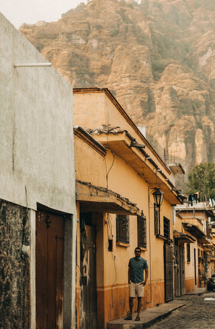 our guy rocking the officer shirt in mexico