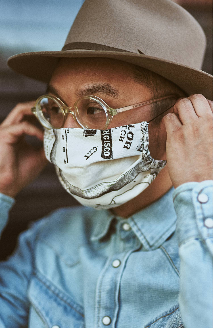 our guy in the city rocking the mask