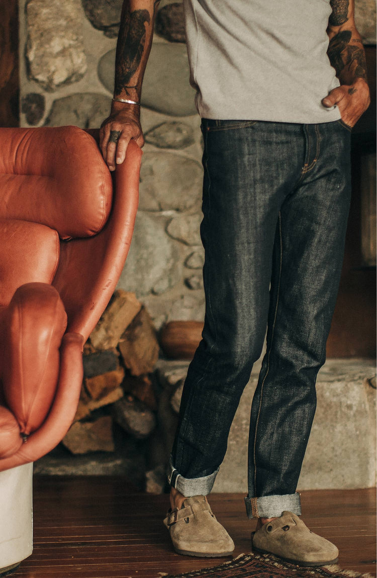 our guy rocking the nihon menpu denim in ca”