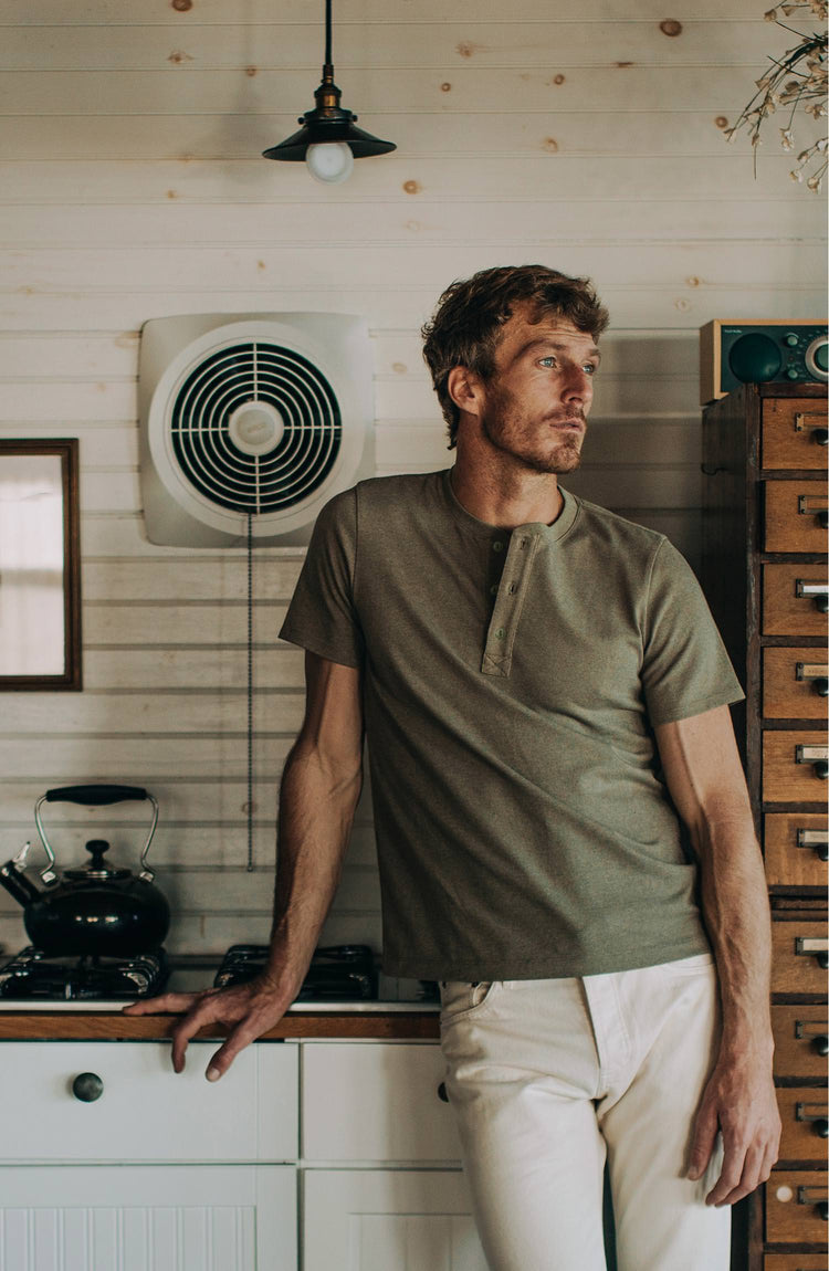 our guy rocking the henley in maine”