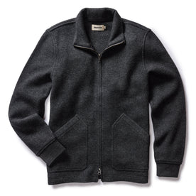 The Weekend Jacket in Charcoal Birdseye Wool: Featured Image
