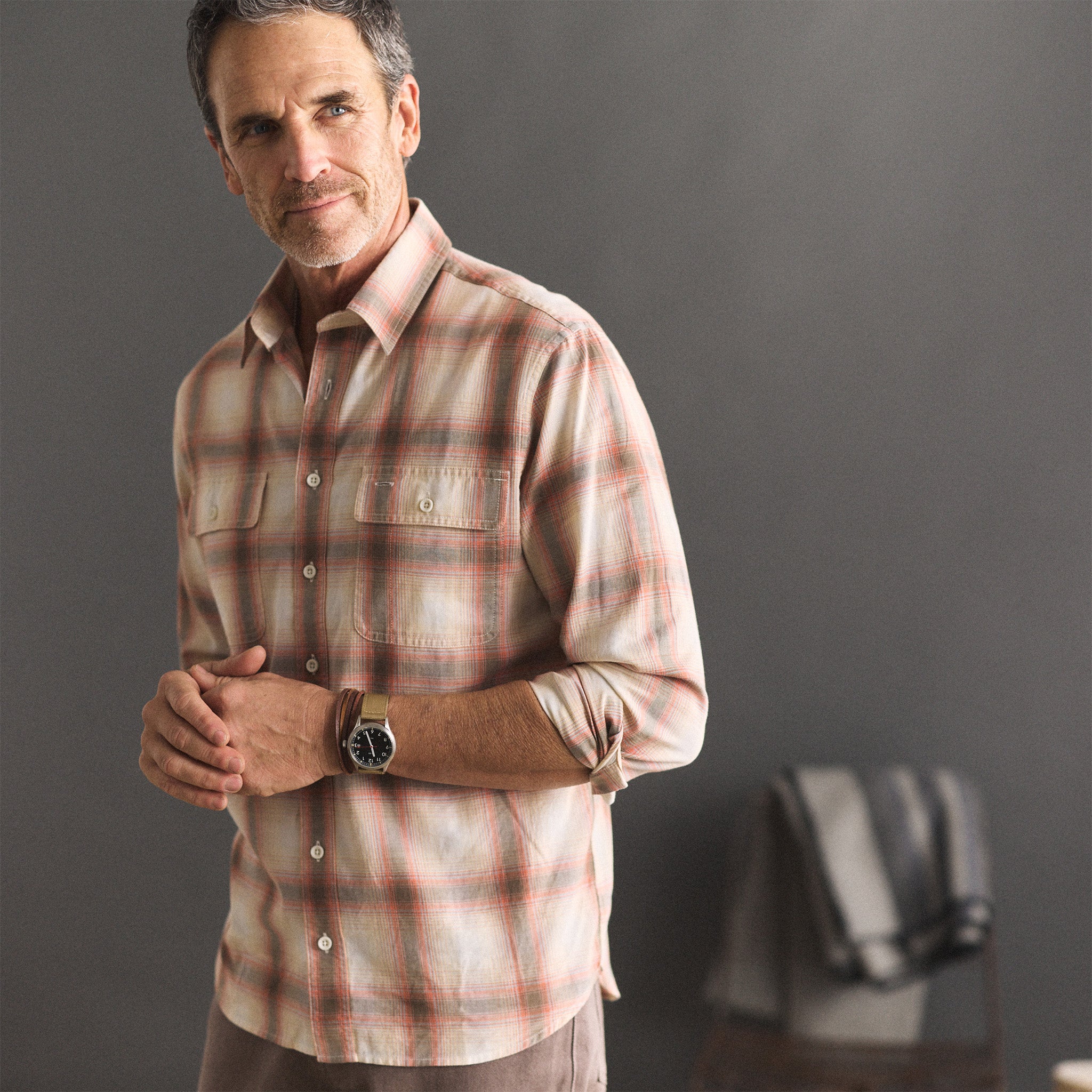 Heyanno Dazz Craftsman Shirt, Iron Gate