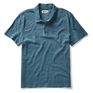 The Organic Cotton Polo in Washed Indigo