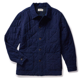 The Ojai Jacket in Indigo Diamond Quilt - featured image