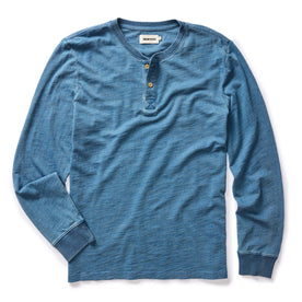 The Organic Cotton Henley in Washed Indigo - featured image