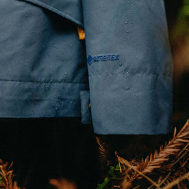 Goretex label on The Owens Parka in Moonlight Gore-Tex