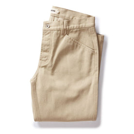 flatlay of The Camp Pant in Light Khaki Chipped Canvas