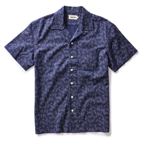 The Short Sleeve Hawthorne in Dark Navy Floral - featured image