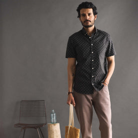 The Short Sleeve Jack in Asphalt Dot - featured image