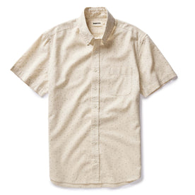 The Short Sleeve Jack in Heather Oat Dot - featured image
