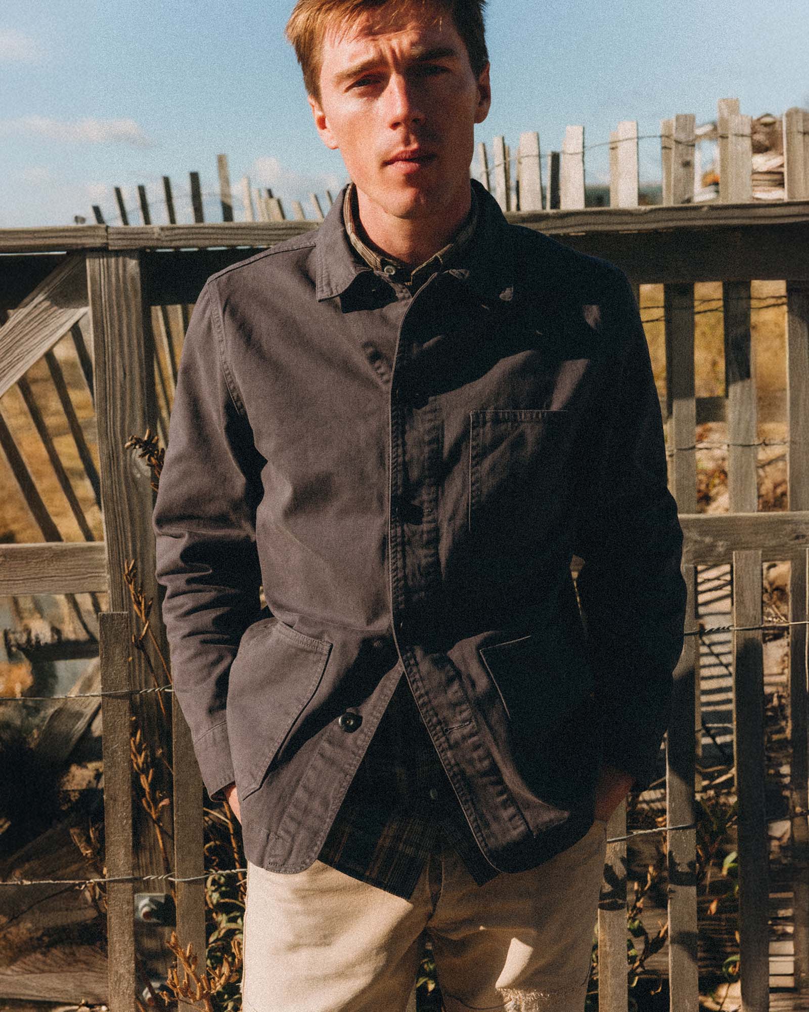 The Ojai Chore Coat in Organic Charcoal | Taylor Stitch