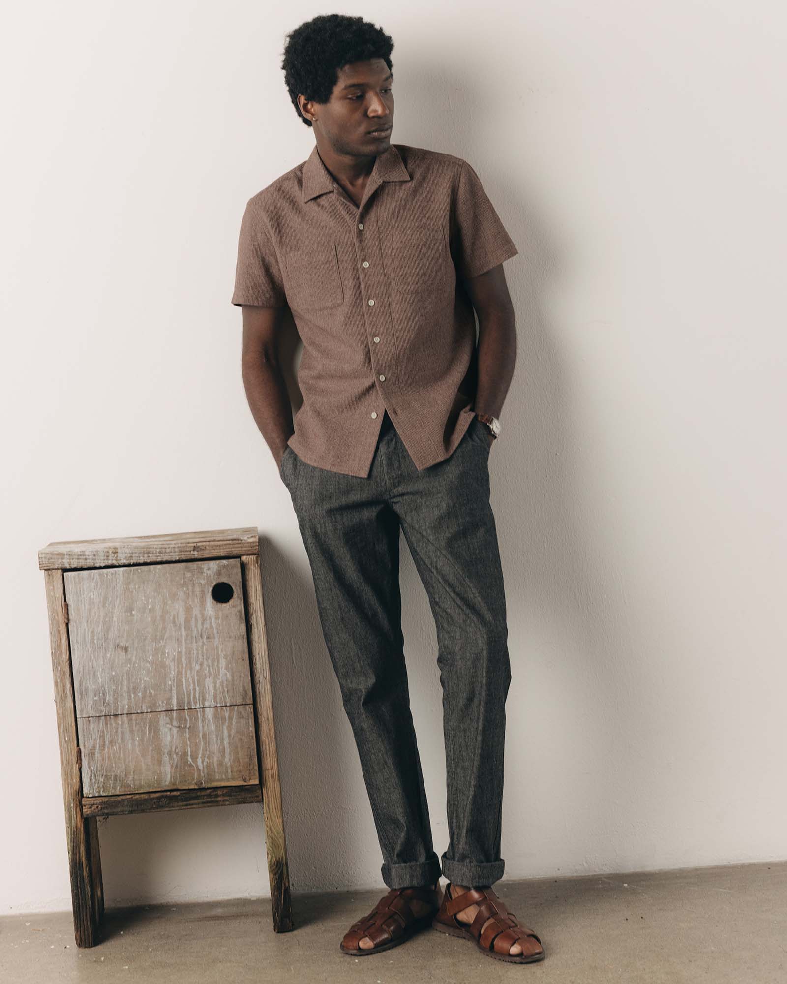 The Conrad Shirt in Port Twist | Taylor Stitch